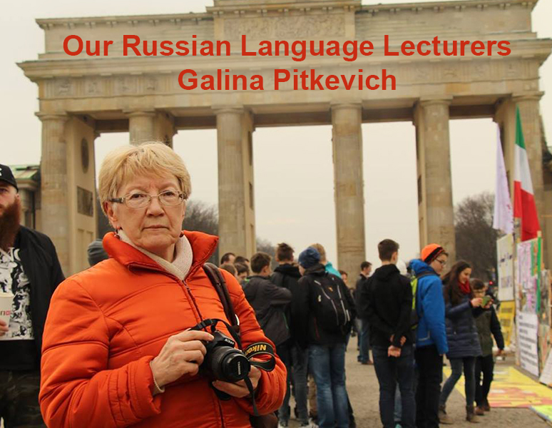 Our Russian Language Lecturers – Galina Pitkevich