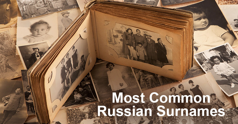 Most Common Russian Surnames  