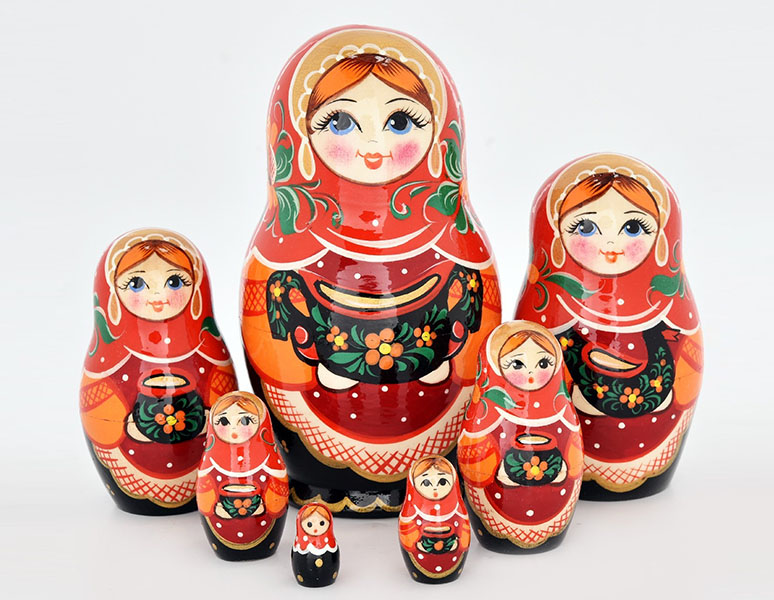 A Traditional Russian Souvenir - Matryoshka
