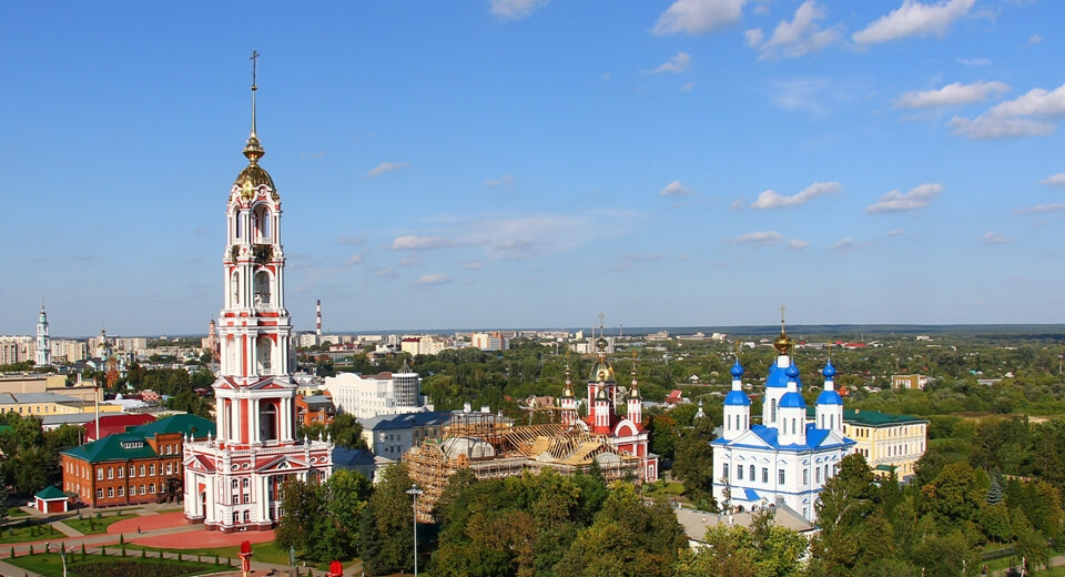Колокольня Казанского Богородичного мужского монастыря — 99,6 м